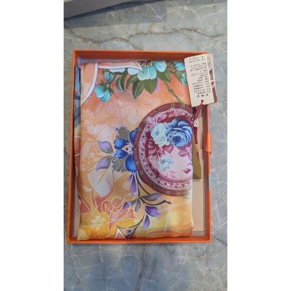 Mish 100% Mulberry Silk Shawl From China - Picture 1 of 6